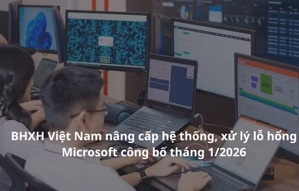 Bảo hiểm xã hội Việt Nam thực hiện rà soát, khắc phục lỗ hổng bảo mật mới được cảnh báo và kịp thời xử lý các vấn đề về an toàn thông tin mạng trong Hệ thống. Ảnh: BHXH Việt Nam