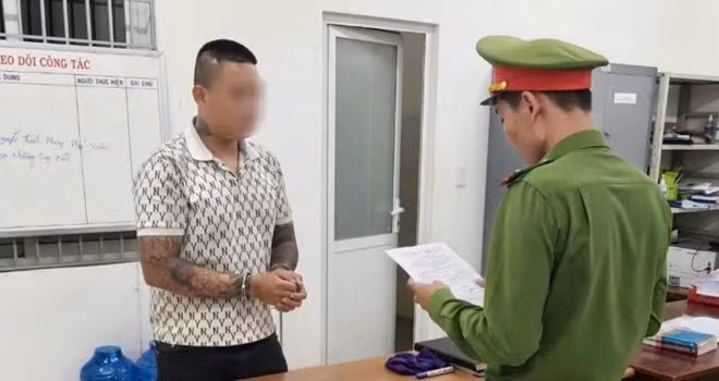 Cơ quan công an đã tạm giữ hình sự Võ Văn Thành để điều tra hành vi giao cấu với người từ đủ 13 đến dưới 16 tuổi. Ảnh: Công an cung cấp