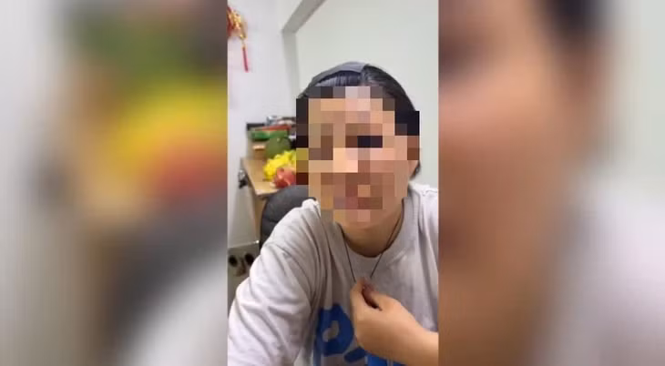 N.B.N tại cơ quan công an - Ảnh: Công an TP.HCM