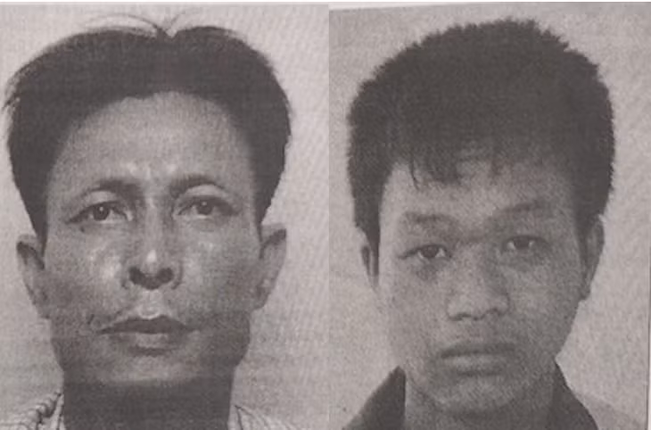 Hai cha con ông Thắng mất liên lạc với gia đình khi tìm việc trên mạng xã hội - Ảnh: Công an cung cấp
