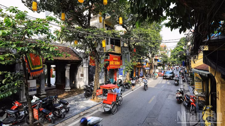 Một góc phố cổ Hà Nội - điểm đến được du khách quốc tế yêu thích khi tới Việt Nam. (Ảnh: THÀNH ĐẠT)
