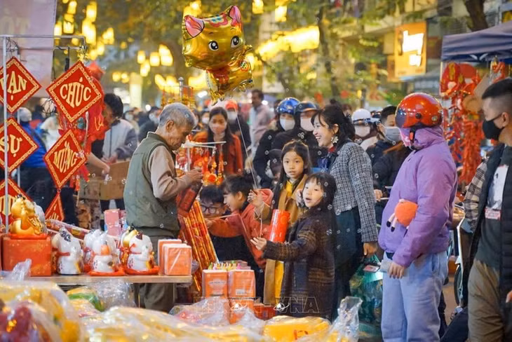 Cả nước đón Tết, vui Xuân với tinh thần "ăn Tết gọn, làm việc sớm, vào việc ngay" - Ảnh minh họa: TTXVN