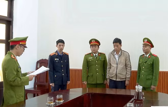 Nguyên cán bộ địa chính bị khởi tố. Ảnh: Phan Bé