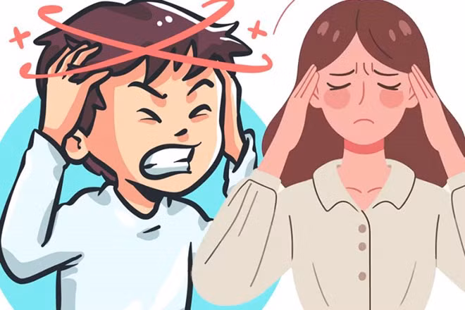 Đau nửa đầu, chóng mặt, tê bì: Dấu hiệu cảnh báo không nên xem nhẹ. Đồ họa: Thiện Nhân