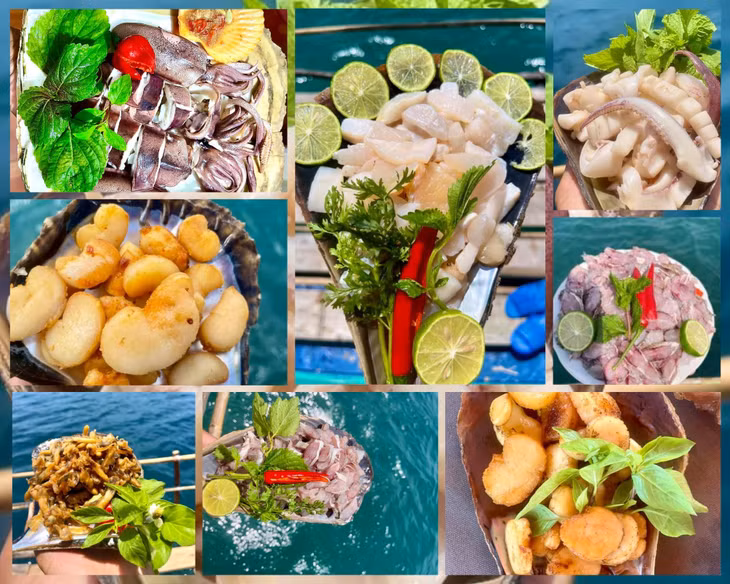 Nhiều loại hải sản Cô Tô được chế biến thành đặc sản, có hương vị tươi ngon đặc biệt.