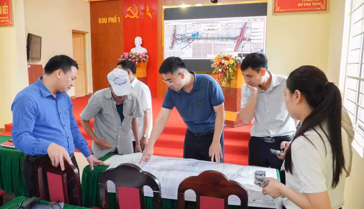 UBND phường Quảng Yên công bố Quy hoạch chi tiết dự án đường nối ĐT338 với đường ven sông. Hồng Quảng