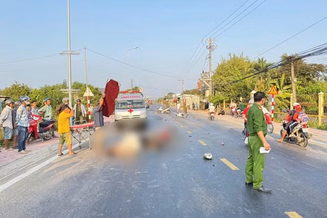 Một người tử vong sau tai nạn giao thông trên tuyến đường tỉnh tại Tây Ninh. Ảnh: Kiên Định