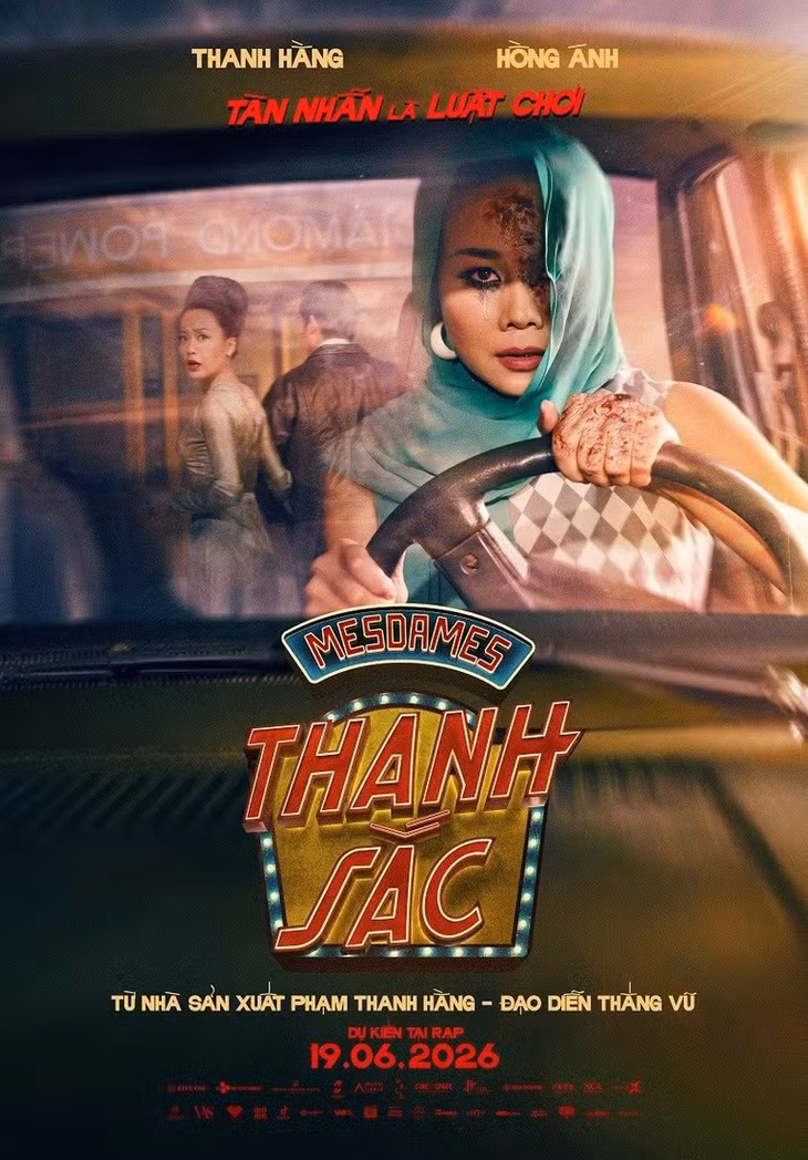 Poster phim "Mesdames Thanh Sắc".