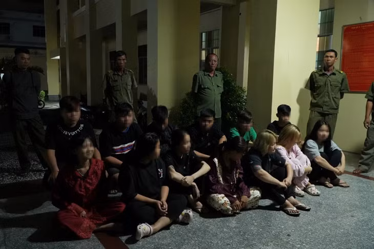 Nhóm của đối tượng Trần Ngọc Yến. Ảnh: Công an Cần Thơ