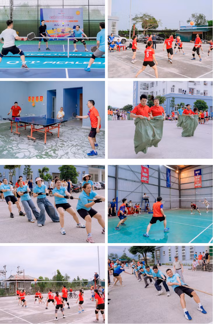 Các vận động viên sôi nổi thi đấu trong Giải thể thao năm 2026.