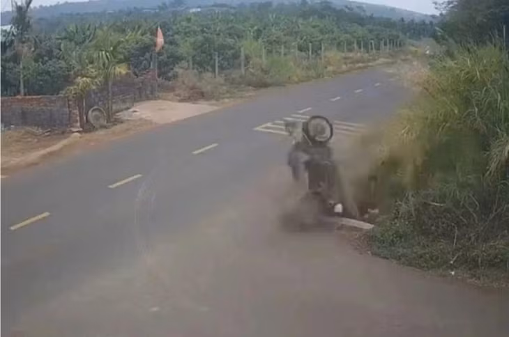 Hiện trường vụ tai nạn giao thông. Ảnh: Người dân cung cấp