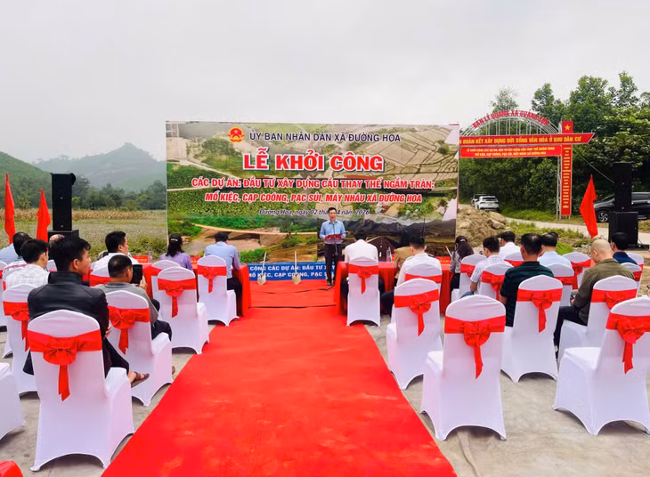 Quang cảnh lễ khởi công.