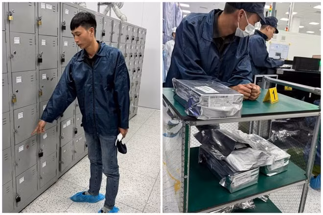 Là Tổ trưởng bộ phận sản xuất của công ty, nhưng đối tượng Nam đã trộm 20.000 linh kiện điện tử. Ảnh: CACC