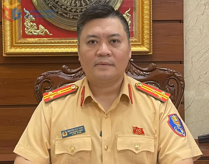 Thượng tá Nguyễn Việt Dũng, Phó Trưởng phòng CSGT, Công an tỉnh Quảng Ninh.