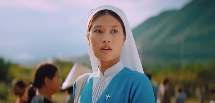 Tạo hình của Đoàn Thiên Ân trong phim.