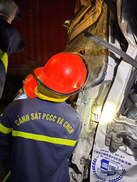 Hiện trường vụ tai nạn. Ảnh: CACC