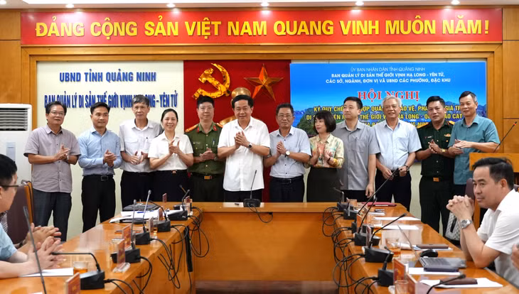 Ban Quản lý Di sản thế giới vịnh Hạ Long-Yên Tử ký quy chế phối hợp với các sở, ngành, đơn vị.