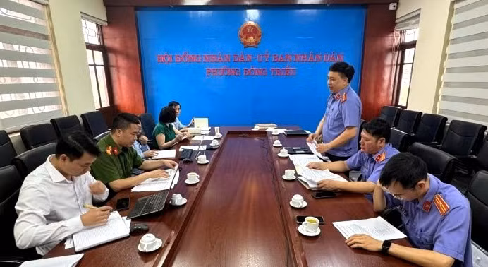 Viện kiểm sát nhân dân khu vực 5 – Quảng Ninh trực tiếp kiểm sát công tác thi hành án hình sự ngoài cộng đồng.