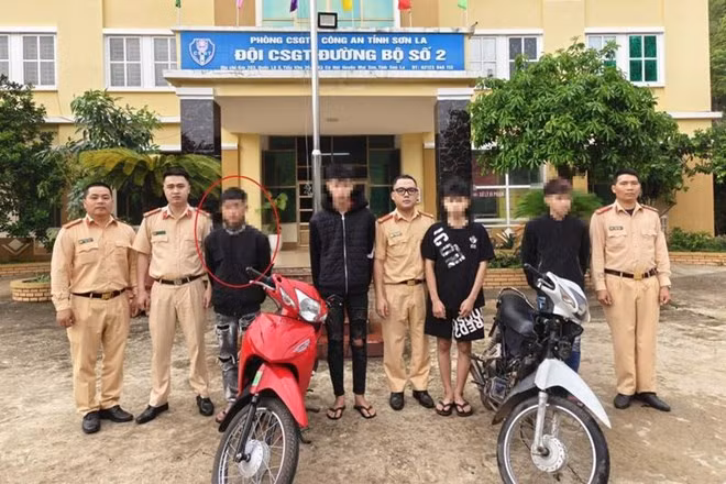 Co quan công an xử lý L.V.L.V, xã Yên Châu, tỉnh Sơn La và những người tham gia, cổ vũ hành vi vi phạm giao thông đăng tải trên mạng xã hội. Ảnh: Công an tỉnh Sơn La