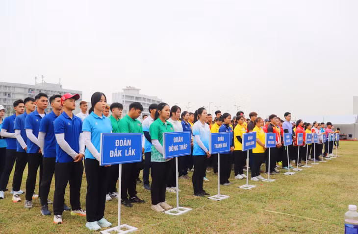 Giải đấu tổ chức tại Quảng Ninh năm nay thu hút đông đảo VĐV về tham dự.