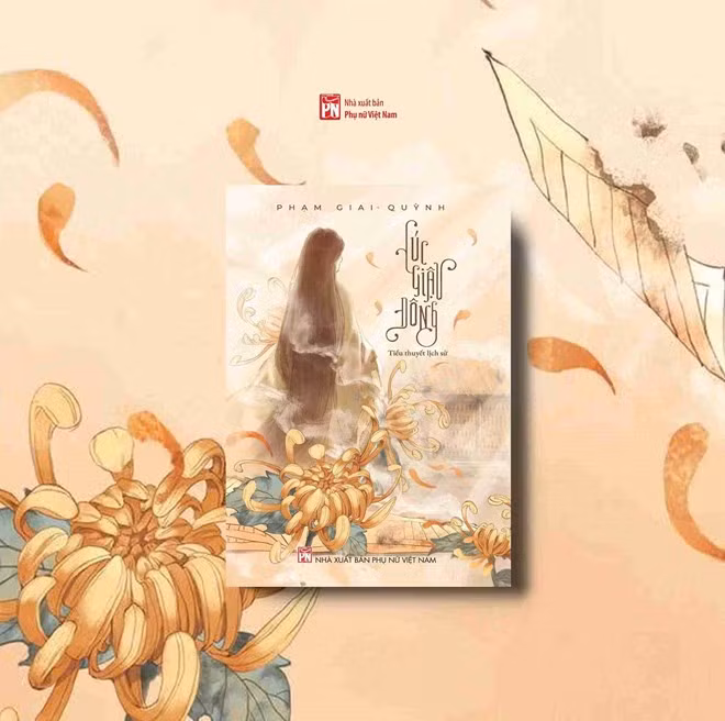 Tiểu thuyết “Cúc giậu đông” kể lại một kiếp tài hoa bạc mệnh. Ảnh: Nhà xuất bản Phụ nữ Việt Nam