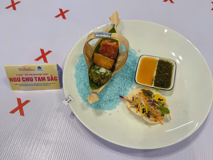 Bài dự thi của thí sinh Nguyệt Anh được trao huy chương đồng. Ảnh do Khoa Du lịch, Trường Đại học Hạ Long cung cấp.