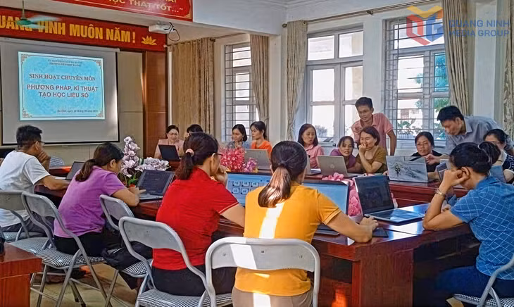 Trường Tiểu học Ba Chẽ tổ chức sinh hoạt chuyên môn 