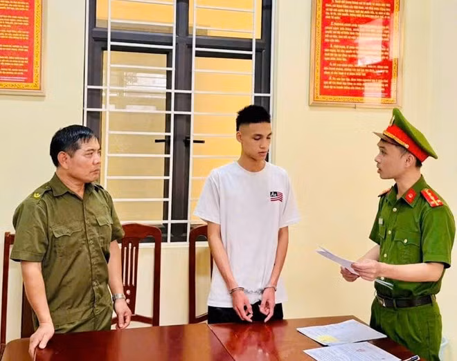 Công an tỉnh Hưng Yên đã ra quyết định khởi tố vụ án, khởi tố bị can, lệnh bắt bị can để tạm giam đối với Tạ Minh Khang. Ảnh: Công an tỉnh Hưng Yên