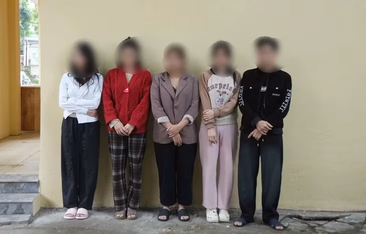 Các nghi phạm liên quan - Ảnh: Công an cung cấp