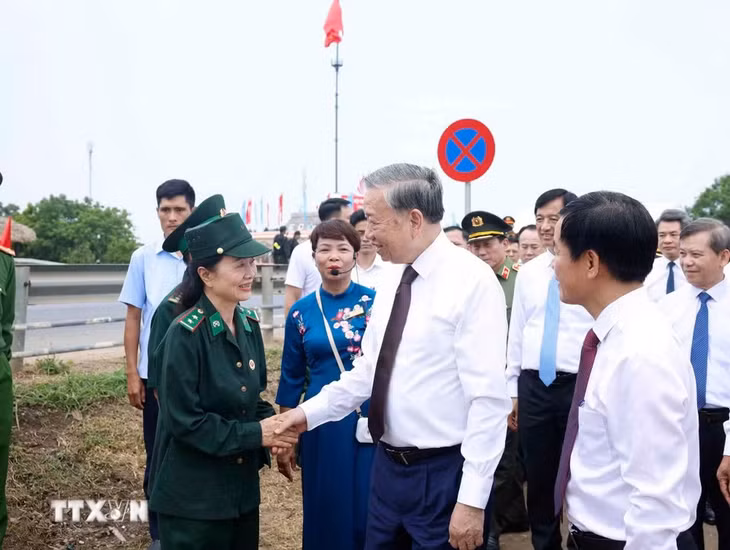 Tổng Bí thư, Chủ tịch nước Tô Lâm và các đại biểu - Ảnh: TTXVN
