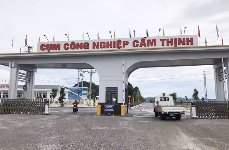 CCN Cẩm Thịnh được đưa vào hoạt động góp phần định hướng phát triển ngành công nghiệp theo hướng tập trung tại TP Cẩm Phả. Ảnh: Minh Đức