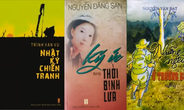 3 cuốn nhật ký chiến tranh đã được xuất bản của các tác giả Quảng Ninh.