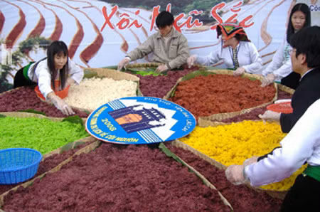 Xôi ngũ sắc