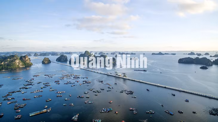 Cầu Bãi Dài, TP Cẩm Phả (9-2018). Ảnh: Khánh Giang