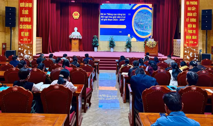 Tập huấn hòa giải ở cơ sở tại xã Quảng Hà, tháng 12/2025.