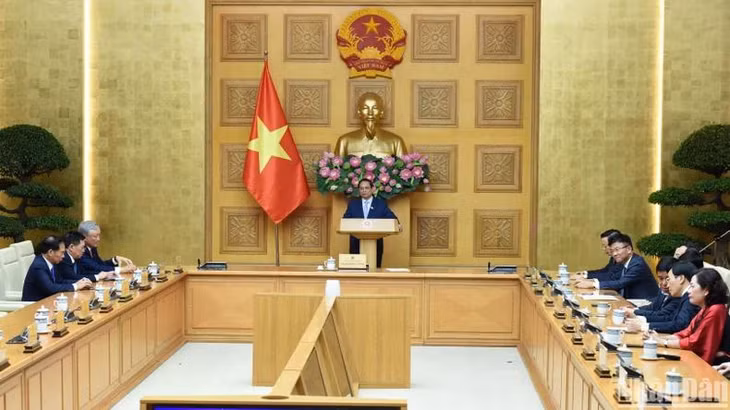 Quang cảnh buổi gặp gỡ. (Ảnh: TRẦN HẢI)