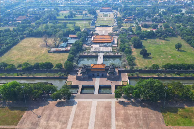 Đại nội Huế địa điểm thu hút khách tham quan dịp 2/9. Ảnh: Võ Thạnh