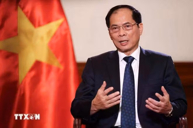 Bộ trưởng Bộ Ngoại giao Bùi Thanh Sơn. (Ảnh: TTXVN phát)