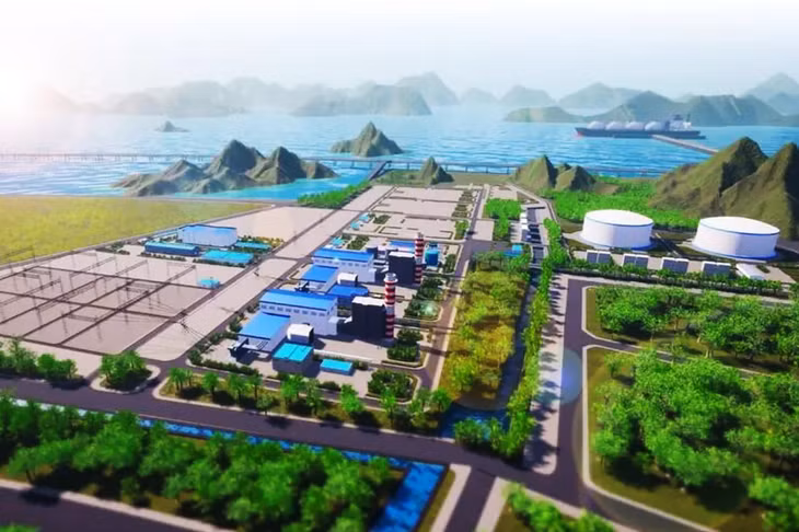 Phối cảnh Dự án Nhà máy điện khí LNG Quảng Ninh.