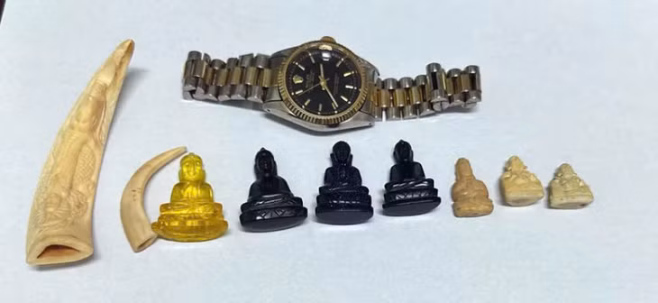 Tang vật của vụ trộm được Cơ quan điều tra thu giữ.