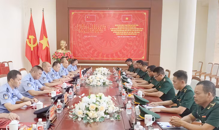 Quang cảnh buổi hội đàm.