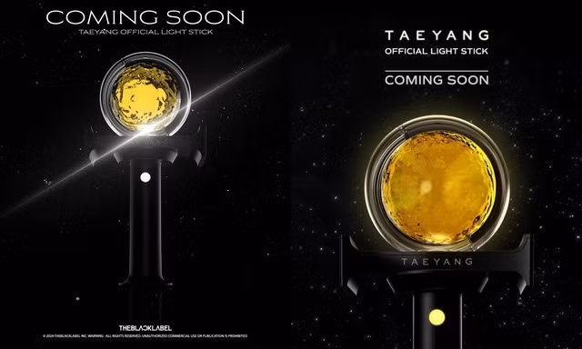 Mẫu lightstick của Jack có nhiều phần tương đồng với Taeyang (BIGBANG). Ảnh: Instagram.