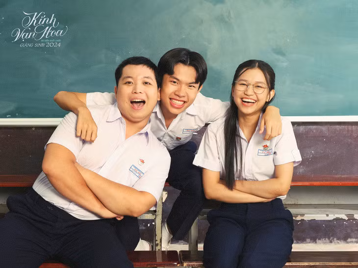 Đóng Kính vạn hoa bản điện ảnh là ba gương mặt mới toanh - Ảnh: ĐPCC
