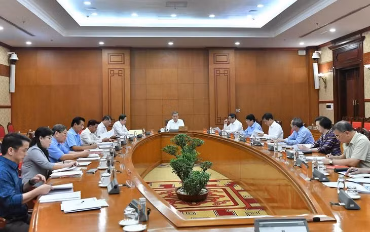 Toàn cảnh cuộc họp. (Ảnh: Đăng Khoa)