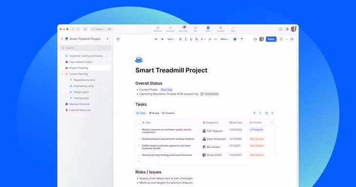 Zoom Docs cạnh tranh trực tiếp với Google Docs. Ảnh: Zoom