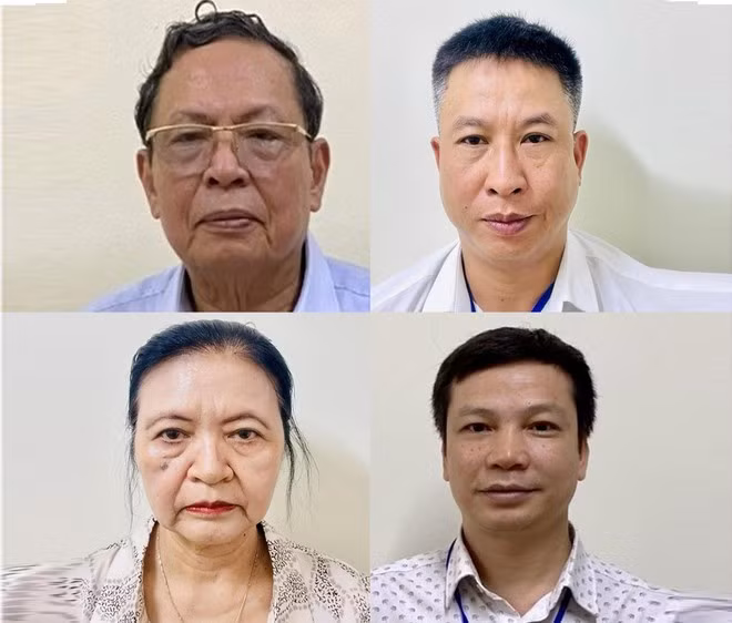 Các đối tượng trong vụ án. Ảnh: Bộ Công an