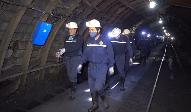 Lãnh đạo Tập đoàn kiểm tra công tác ATVSLĐ tại Công ty Than Quang Hanh.
