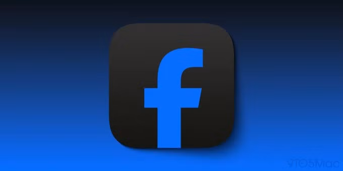 Meta mất gần một tuần để khắc phục "lỗi kỹ thuật" biểu tượng ứng dụng Facebook với nền đen. Ảnh: 9to5mac