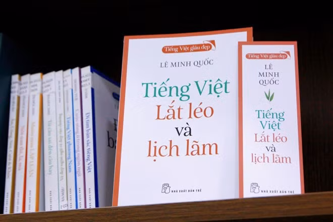 Tập sách "Tiếng Việt - Lắt léo và lịch lãm". Ảnh: Nhà xuất bản