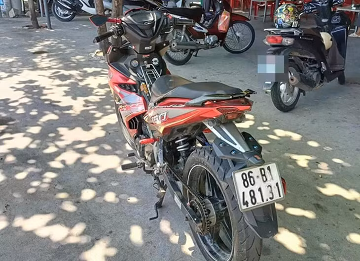 Công an đã thu hồi chiếc xe tang vật.